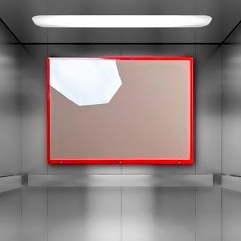 Антивандальный стенд (лифтборд), A1 компакт (800х600 мм)